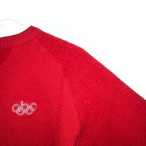 Vintage 1988 XV Olympic Winter Games Calgary Official Knit Wool Sweater Unisex